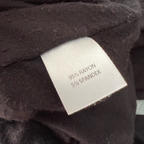 Nordstrom Leith Midi Black Long sleeve Dress, Stretchy, Buttery Soft - sz M - Picture 4 of 4